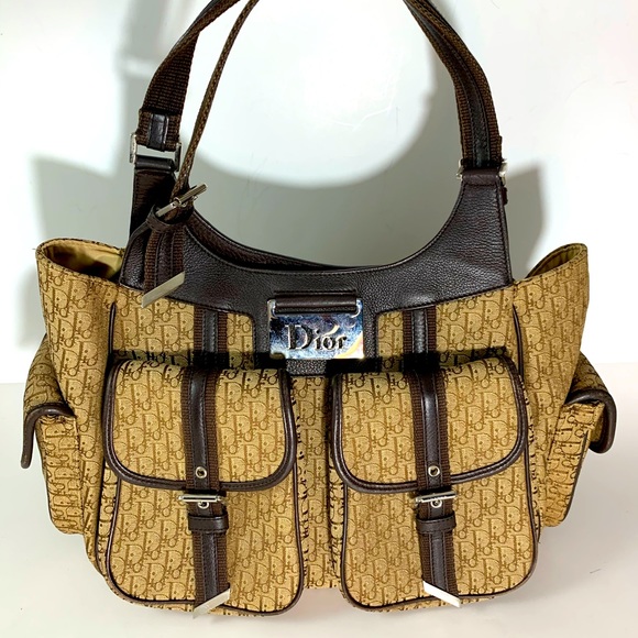 Christian Dior Diorissimo hobo brown